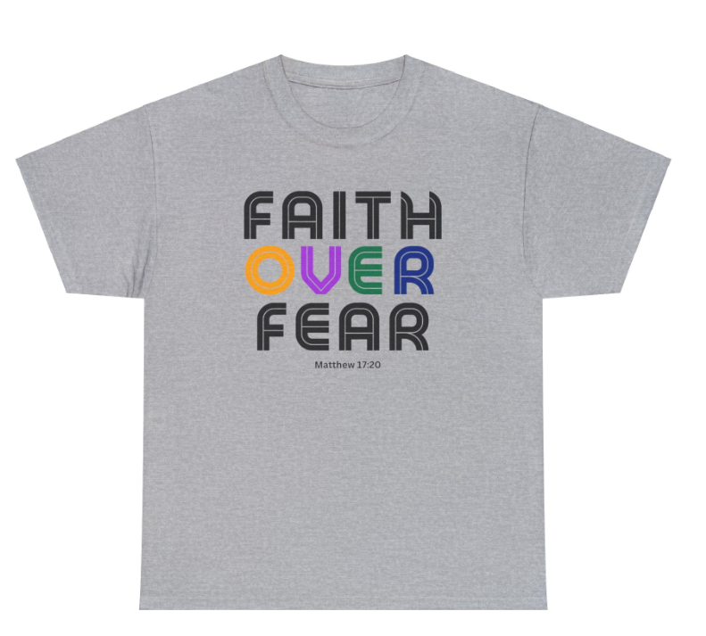 Faith Over Fear Tee (Multiple Colors)